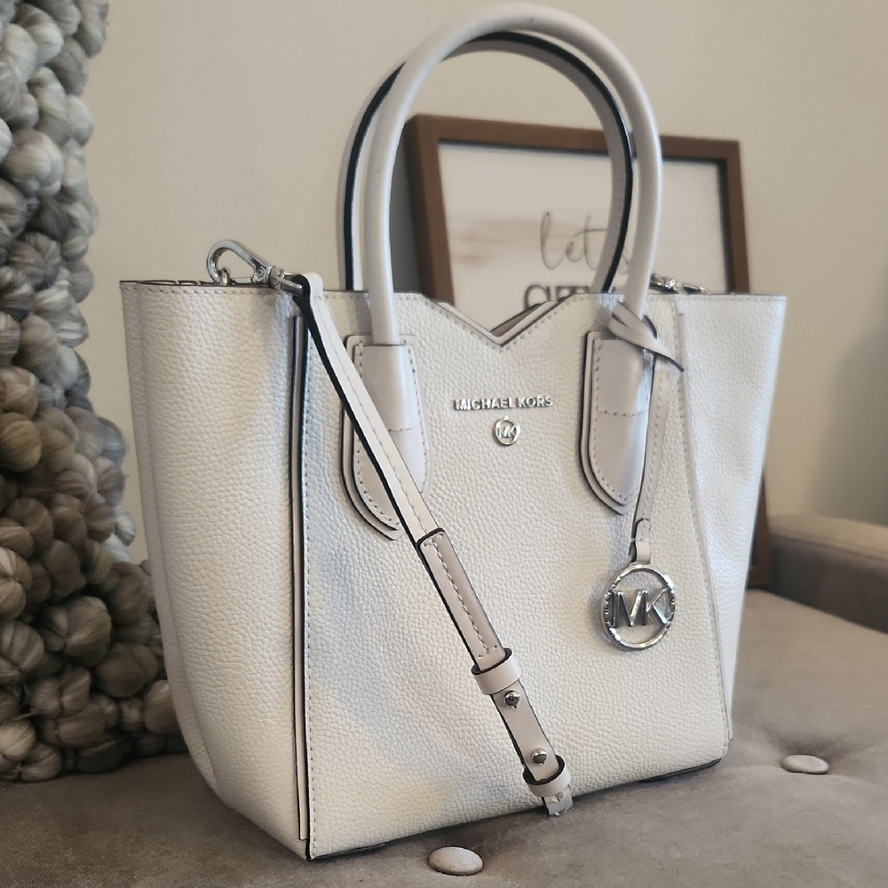 Michael Kors Mae Small Satchel/Crossbody Bag - Picture 2 of 13